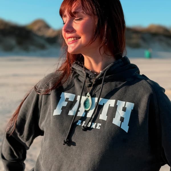 Vintage Faith Alone Hoodie